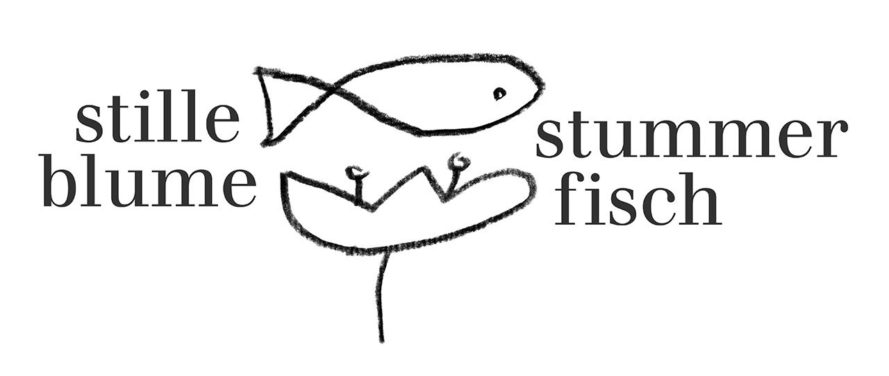 Logo Stille Blume - Stummer Fisch